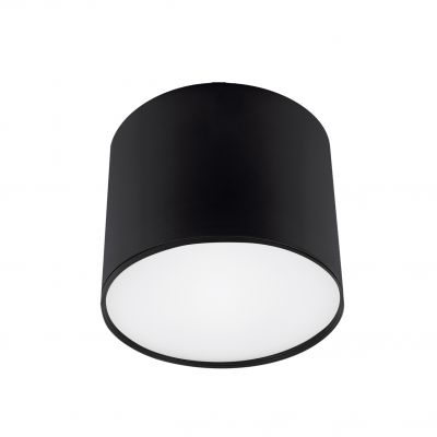 Oprawa sufitowa LED tuba spot czarna neutralna ROLEN LED 10W BLACK 4000K IDEUS (03781)