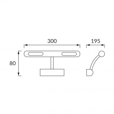 Oprawa dekoracyjna HL654 CHROME (01674)