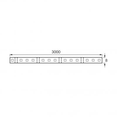 Taśma ledowa LATE LED 3m 180 WW ciepła biel  03022 IDEUS (03022)