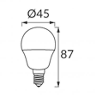 Lampa z diodami ULKE LED E14 8W 3000K IDEUS (03853)