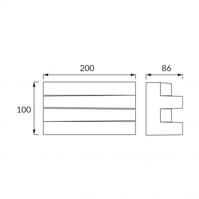 Oprawa dekoracyjna LED ALPEN 12W biała 4000K 03721 IDEUS (03721)