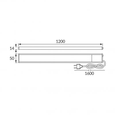 Podszafkowa oprawa LED 20W 4000K Tamara 03797 IDEUS (03797)