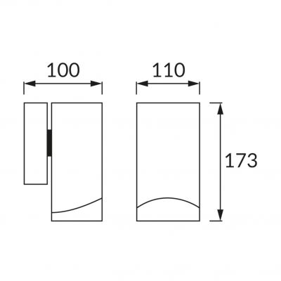 Oprawa hermetyczna KASJAN GU10 C GREY IDEUS (03558)