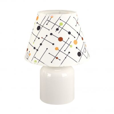 Lampka stołowa IMBIR E14 WHITE (04102)