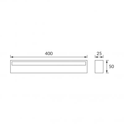 Oprawa dekoracyjna SMD LED CYBER LED 9W SILVER 4000K IDEUS (03966)