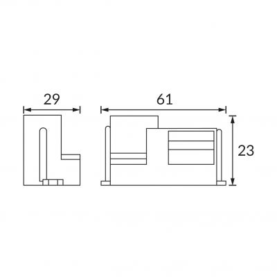 Mikrofalowy czujnik ruchu NEO MVS DIP WHITE (04179)