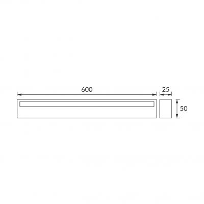 Oprawa dekoracyjna SMD LED CYBER LED 14W BLACK 4000K IDEUS (03969)