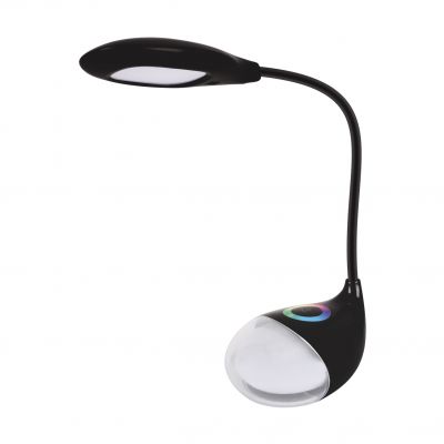 Lampka biurkowa SMD LED BOA LED BLACK RGB (04001)