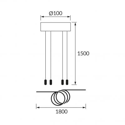 Zawieszka / zawieszki LINK 4R WHITE (04307)