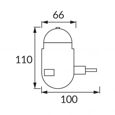 Lampka wtykowa LED IMPRA LED 3,5W IDEUS (03898)