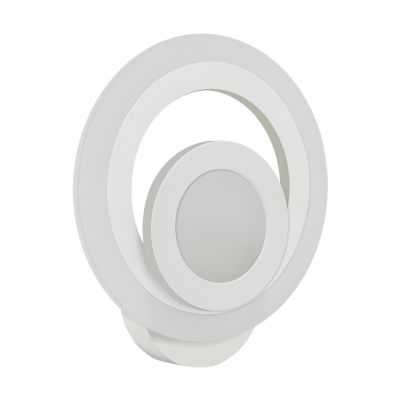 Oprawa lampa dekoracyjna kinkiet LED 14 W ORBIT LED WHITE neutralna  IDEUS (04028)