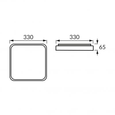 Plafoniera SMD LED MONO LED D 24W NW (04161)