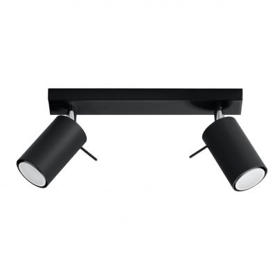 Plafon RING 2 czarny (SL.0092)
