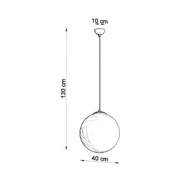 Lampa wisząca UGO 40 chrom (SL.0265)