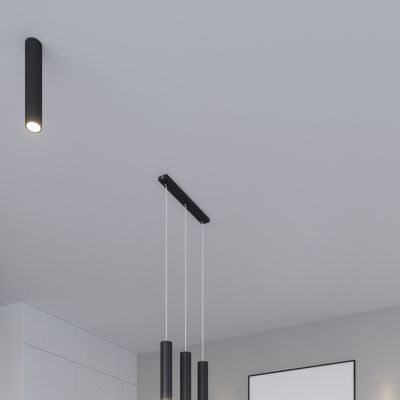 Sollux Lampa wisząca Lagos 3L czarny SL.0329 (SL.0329)