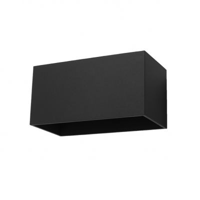 Kinkiet QUAD MAXI czarny nowoczesny do salonu i sypialni led SL.0527 SOLLUX (SL.0527)