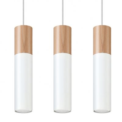 Lampa wisząca PABLO 3L biała (SL.0630)