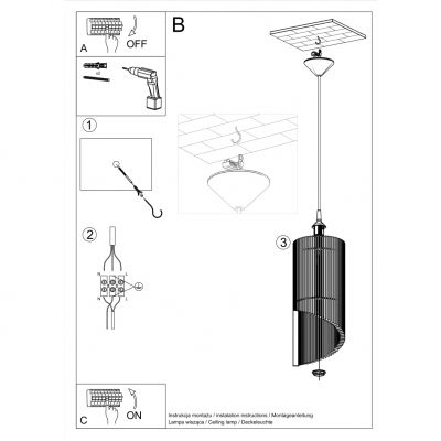 Lampa wisząca ALEXIA (SL.0640)
