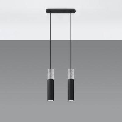 Lampa wisząca BORGIO 2 czarny (SL.0651)