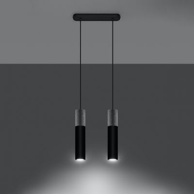 Lampa wisząca BORGIO 2 czarny (SL.0651)