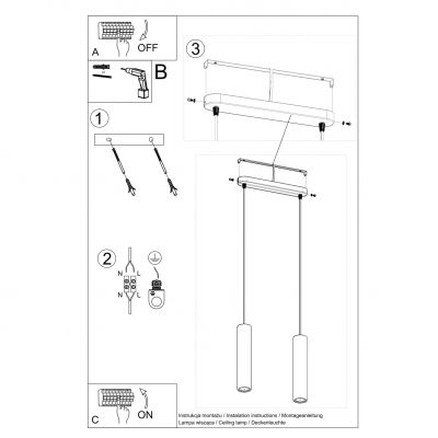 Lampa wisząca LUVO 2 (SL.0654)