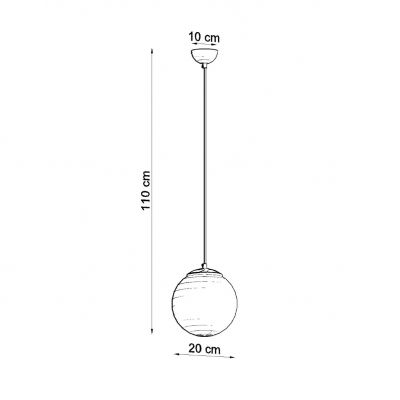 Sollux Lampa wisząca UGO 20 złota SL.0715 (SL.0715)