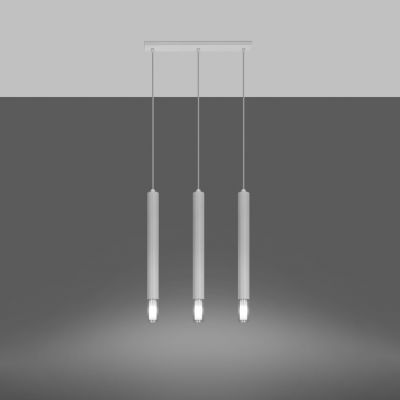 Sollux Lampa wisząca WEZYR 3 biała (SL.0959)