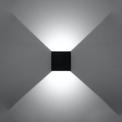 Sollux Kinkiet LUCA czarny LED IP54 SL.0545 (SL.0545)