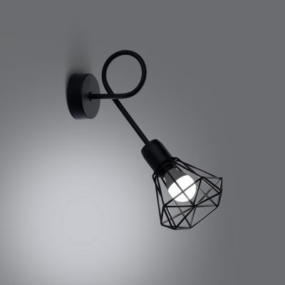 Sollux Kinkiet ARTEMIS 1S czarny SL.1108 (SL.1108)