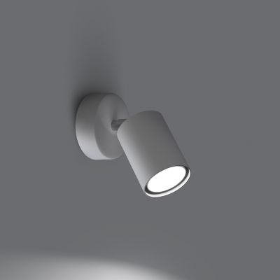 Kinkiet z regulacją LEMMI korytarz sypialnia 1 biały SL.1123 SOLLUX (SL.1123)