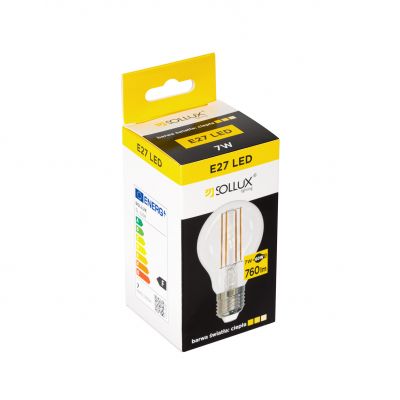 Sollux Żarówka LED E27 3000K 7W 760lm SL.1208 (SL.1208)