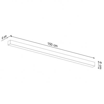 Sollux Kinkiet PINNE 150 biały 4000K TH.092 (TH.092)