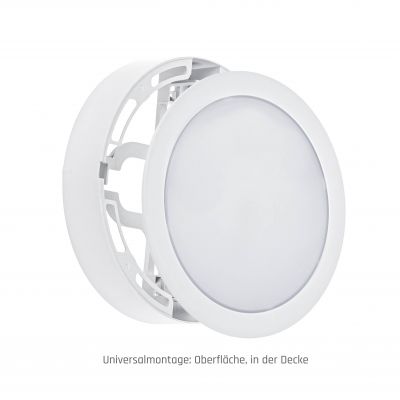 Oprawa ALGINE 2w1 NATYNK-PODTYNK DOWNLIGHT 12W 1200lm neutralna biel 230V 110st IP20 BIAŁY okrągła  SLI037028NW Spectrum Led (SLI037028NW)