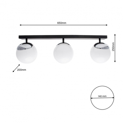 Milagro plafon Sfera 3xE14 MLP8873 (MLP8873)