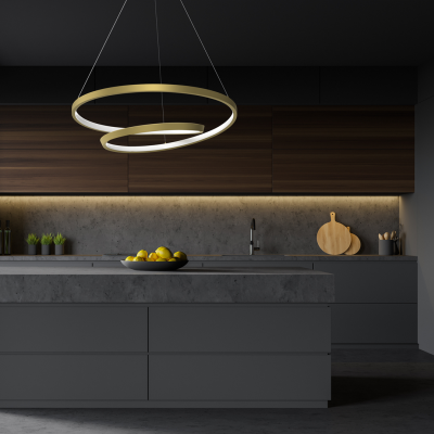 Lampa wisząca LUCERO GOLD 48W LED ML7950 MILAGRO (ML7950)