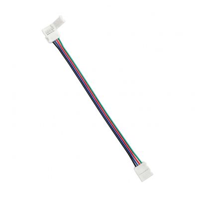 KONEKTOR PASEK LED P-P KABEL RGB 10mm / P-P RGB cable LED strips connector 10mm  WOJ+00802 Spectrum Led (WOJ+00802)