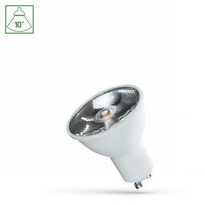 Żarówka LED z soczewką GU10 6W 10st zimna biel  WOJ+14105 Spectrum Led (WOJ+14105)