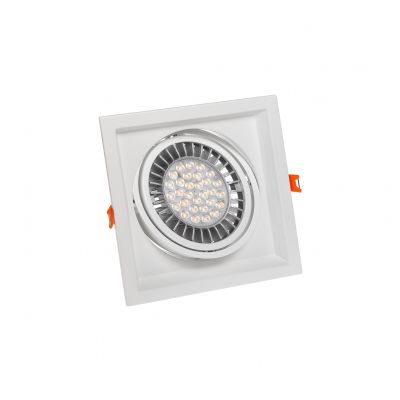 Oprawa podtynkowa MDD MAXI UNO AR111 GU10 x 1 biel  SLIP002007 Spectrum Led (SLIP002007)