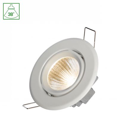 FIALE II 6W COB 38st 230V NW OCZKO LED pierścień białe  SLI021029NW Spectrum Led (SLI021029NW)