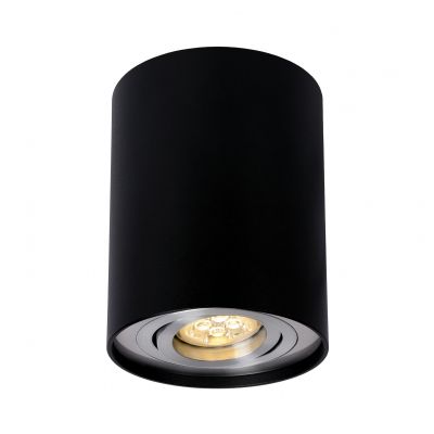 Oprawa natynkowa CHLOE GU10 250V IP20 95x123mm czarny okrągła ruchoma  SLIP004003 Spectrum Led (SLIP004003)