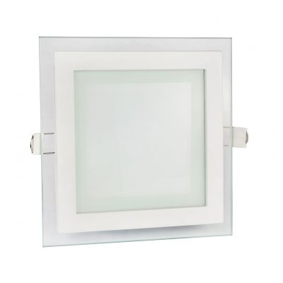 FIALE ECO LED SQUARE 230V 18W IP20 WW SUFITOWE oczko szklane  SLI022024WW Spectrum Led (SLI022024WW)