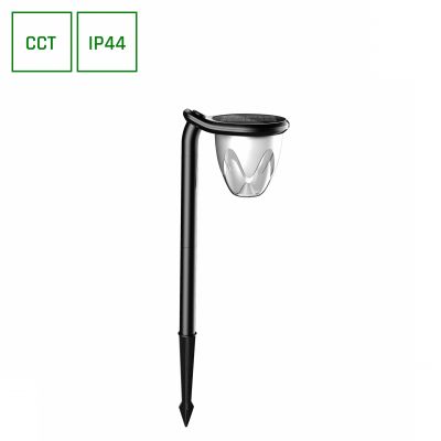 Lampka solarna LED BRILO 1W 3 barwy światła wbijana ścienna IP44 SPECTRUM (SLI052001CCT)