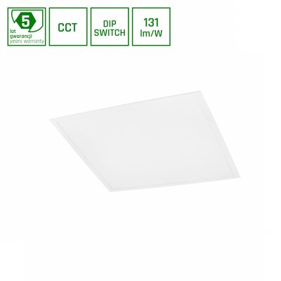 ALGINE PANEL BACKLIGHT 30W/40W/48W CCT 230V 120st IP20 600x600x35MM BIAŁY 5 LAT GWARANCJI (SLI035073CCT_PW)