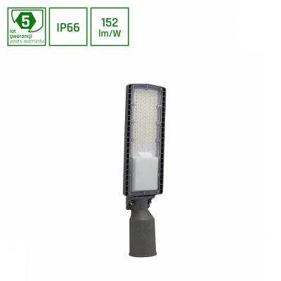 Oprawa uliczna STREETOS 50W neutralna biel 230V 130/80st IP66 IK09 456x122x77mm SZARY  SLI027014NW_PW Spectrum Led (SLI027014NW_PW)