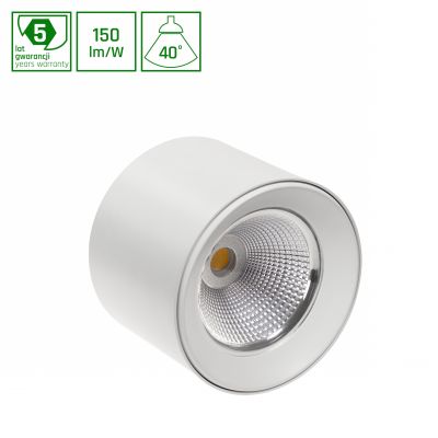 CEL ZOSMA 3 ROUND 840 19,5W 230V 40st White CEL37PRO2084040W  WOJP00815 Spectrum Led (WOJP00815)