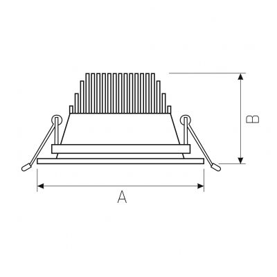 CEL MONA 2 830 19,5W 230V 36st White CEL41PRO2083036W  WOJP02470 Spectrum Led (WOJP02470)