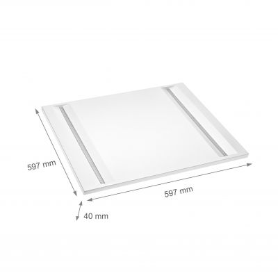 Panel LED ALGINE LINE 44W NW 230V 70st IP20 IK06 600x600x40mm biały 5 lat gw.  SLI035050NW_PW Spectrum Led (SLI035050NW_PW)