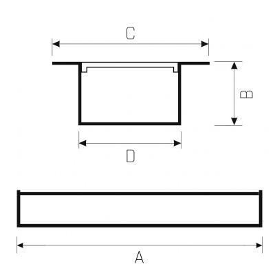 ALLDAY 840 55W 230V 170cm 110st White  WOJP01018 Spectrum Led (WOJP01018)