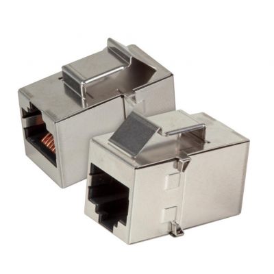 Adapter RJ45 kat. 5e STP Keystone Snap-In metalowa obudowa 37508.1V2 C&C Partners (37508.1V2)