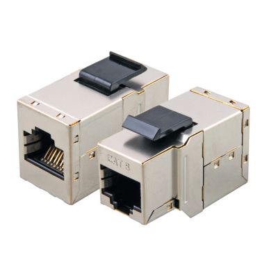 Adapter RJ45 kat. 6 STP Keystone Snap-In metalowa obudowa 37486.1 C&C Partners (37486.1)